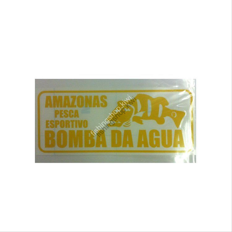 BOMBA DA AGUA Sticker L-Size Lip Yellow