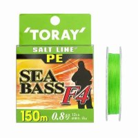 TORAY Salt Line PE SeaBass F4 [Light Green] 150m #0.8 (12lb)