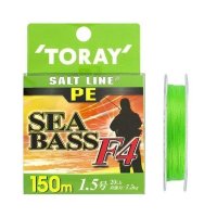 TORAY Salt Line PE SeaBass F4 [Light Green] 150m #1.5 (20lb)