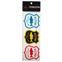 MAZUME MZAS-240 Sticker See Bass 3 Color Set