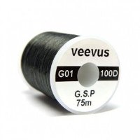 VEEVUS GSP Thread G01-100D(0.6) #11 Black