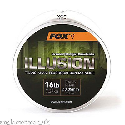 FOX Edges CML130 Fox Illusion Mainline [Trans Khaki] 200m 0.35mm (16lb)
