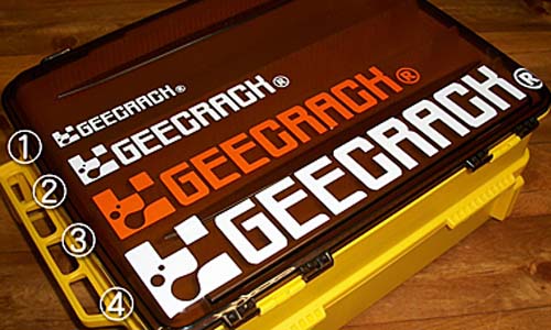 GEECRACK Geecrack Logo Sticker 200 Black Accessories & Tools buy