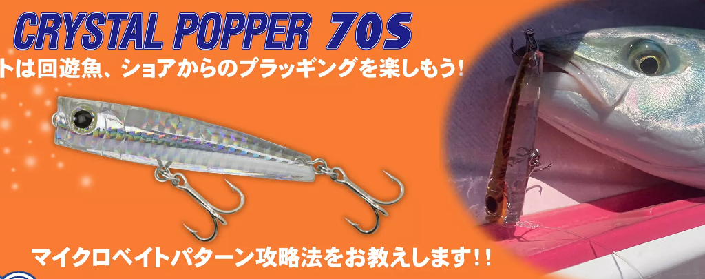 Bassday Crystal Popper 70s Fishing Lure