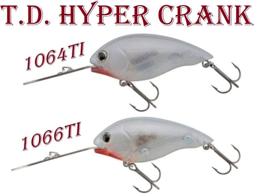 DAIWA TD HYPER CRANK 1064 TI Titanium Lip Cover Crankbait 4m (13ft