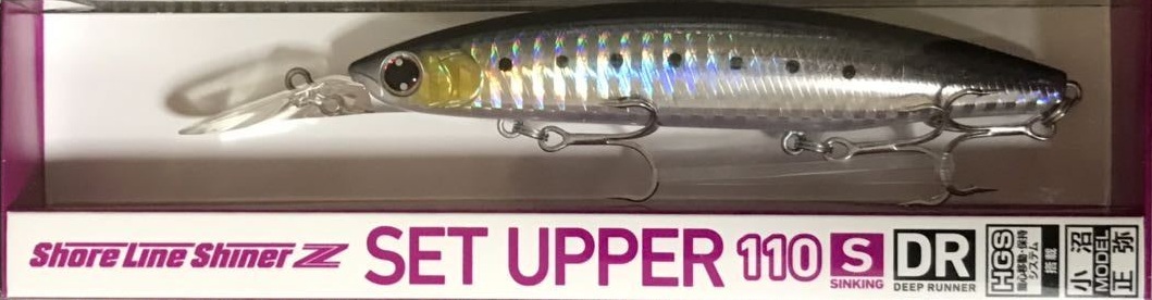 DAIWA Blue Fish Lure Shoreline Shiner Z Set Upper 110SDR Adel Chart Head  Sardine