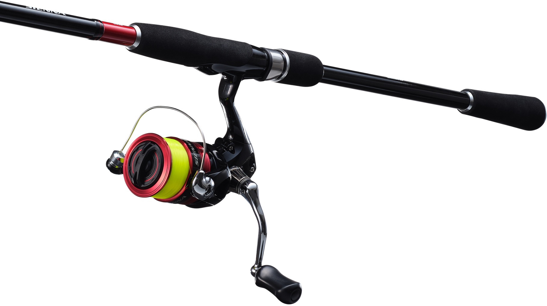 NEW Shimano Sienna SNC3000FG Spinning Reel C3000 RED BLACK WALLEY BASS ROD