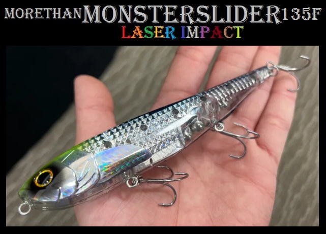 DAIWA Morethan MonsterSlider Laser Impact 135F #LI Red Head Lures buy at  Fishingshop.kiwi