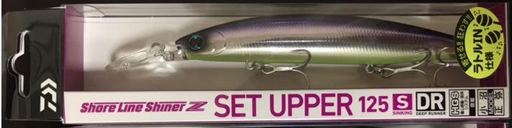 DAIWA Shore Line Shiner Z Set Upper 125S-DR #Laser Red Head Lures