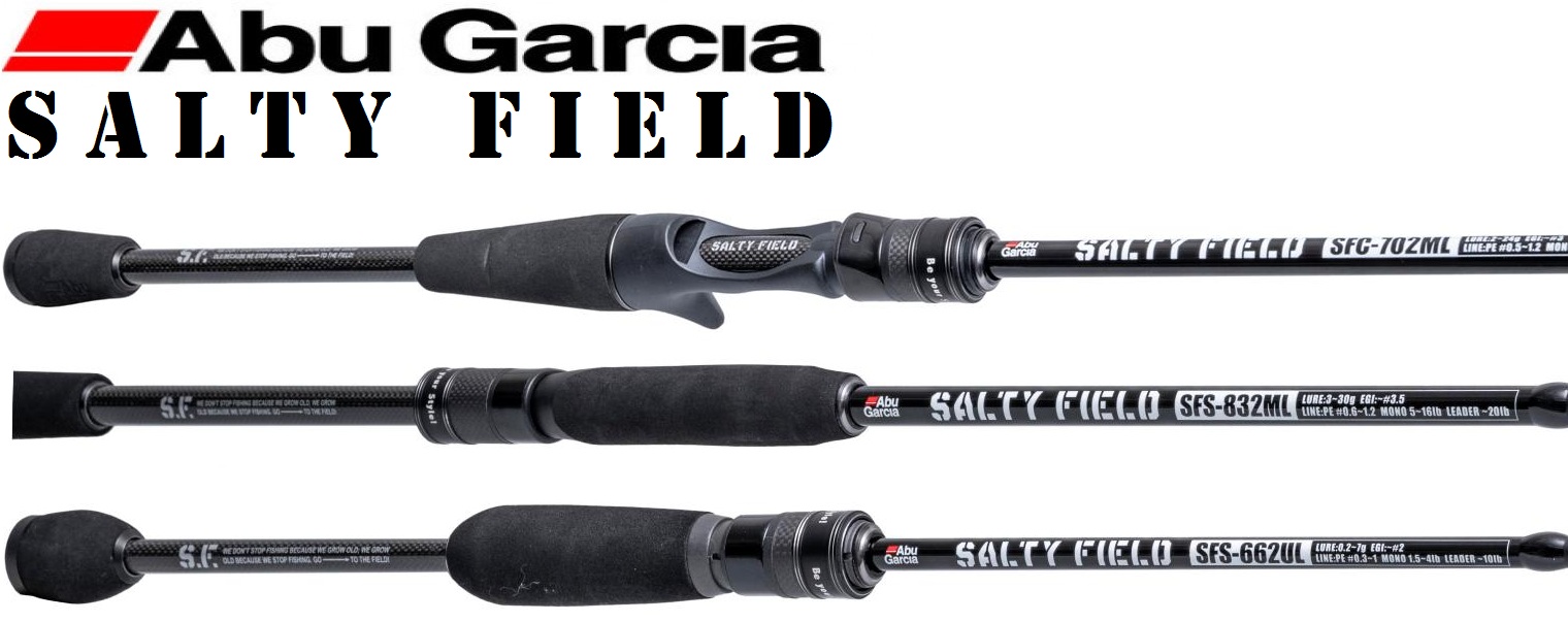 ABU GARCIA Salty Field SFS-832ML Rods buy at Fishingshop.kiwi