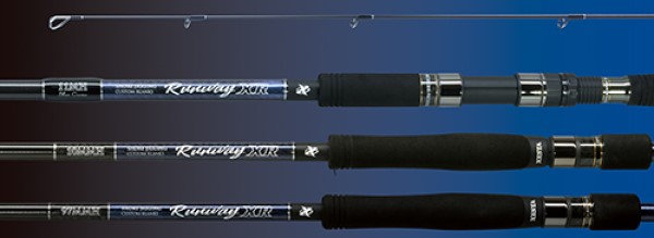 XESTA Runway XR 11MH Blue Crome Rods buy at Fishingshop.kiwi