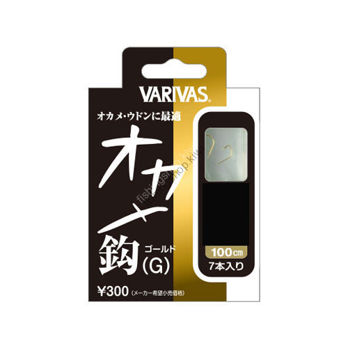 VARIVAS Okame Hook w/Thread [Gold] #4 (7pcs)