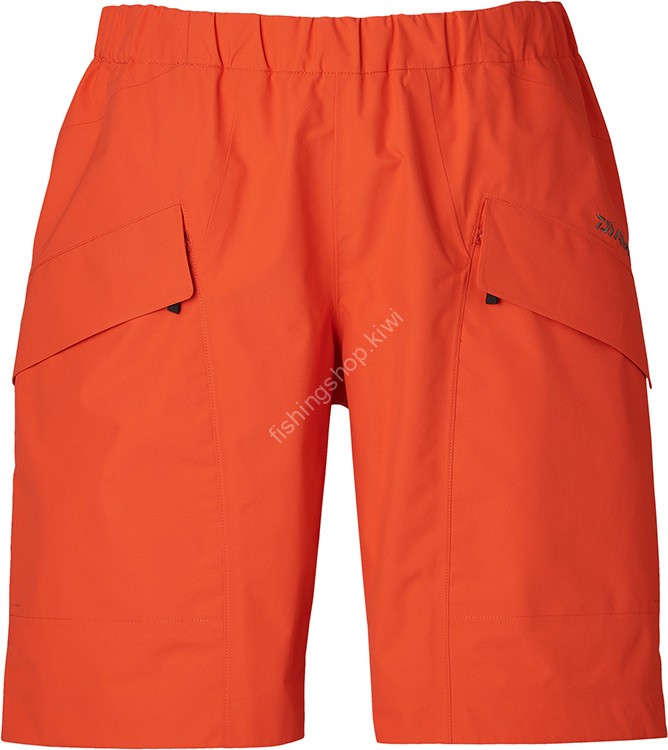 DAIWA DR-5123P Rainmax Short Rain Pants Orange Red L