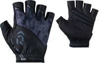 DAIWA DG-2123 Ice Dry Gloves with Pads (5fingers cut) Bottom Black 2XL
