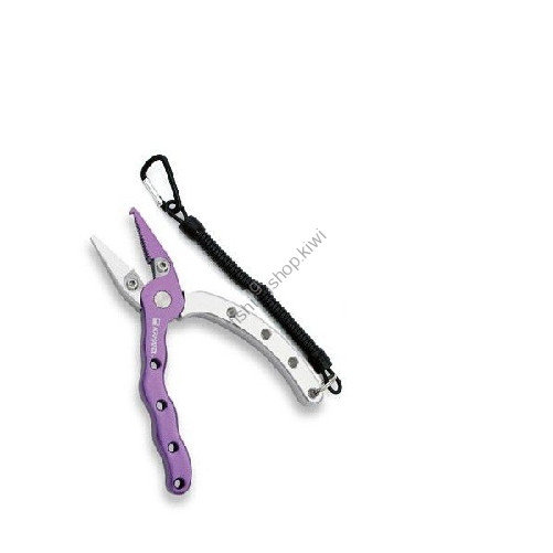 KAHARA 4.5inch Aluminum Pliers Purple / Silver