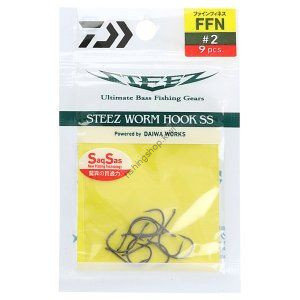 DAIWA Steez Worm Hook SS Fine Finesse #2 (9pcs)