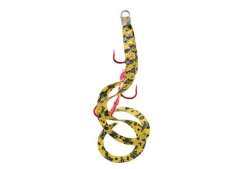 START Replacement Unit Triple Hook Short Curly S #64 黄色斑马 (2个)