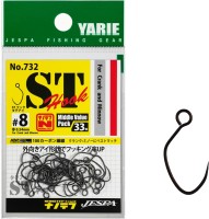 YARIE ST Hook Vertical Eye Nanotef Flat #8 (33pcs)