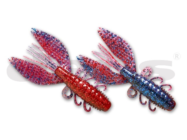 DEPS Spiny Craw 3.5'' #23 Blue Glitter/Red Glitter