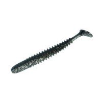 BERKLEY MTTS2.5-BSF T Tail Shad 2.5 inches Black Silver Fleck