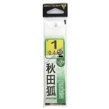 GAMAKATSU Akita Kitsune w/45cm Thread [Brown] #1 Line 0.4 (8pcs)