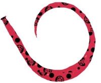 KAIYU Silicone Necktie Big WG Single #WG Red Gold Dot