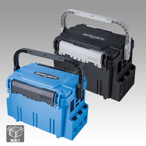 MEIHO BM-5000 Bucket Mouth Tackle Box #Blue