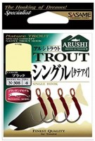 SASAME N-308 Arushi Trout Single Vertical Black S