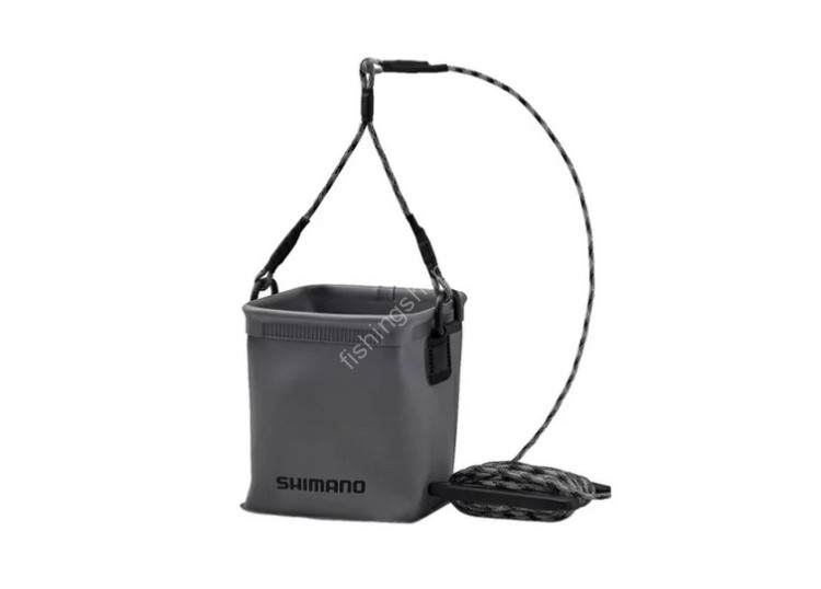 SHIMANO Pocketable Water Bucket BK-002X #Gray SHIMANO Pocketable Water Bucket BK-002X #Gray