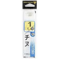 GAMAKATSU Chinu w/45cm Thread [White] #5 (4pcs)