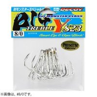 DECOY BIG Treble Y-S23 [Tin] #7/0 (6pcs)