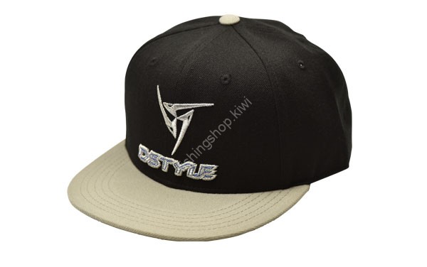 DSTYLE Dstyle Flat Bill Snap Back Cap #Black / Gray