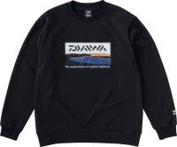 DAIWA DE-8723 Tough Sweat Pullover (Black) M