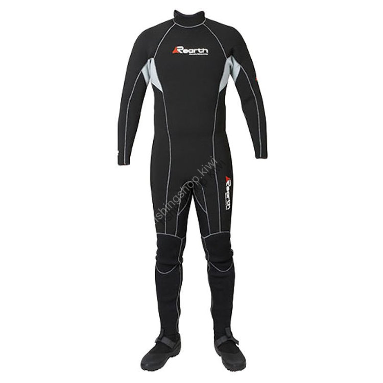 REARTH FWS-3400 WET SUITS BLK / SLV XL