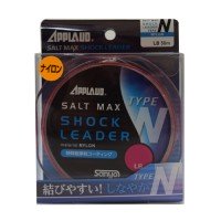 SANYO NYLON Applaud Salt Max Shock Leader Type-N (Nylon) [Natural Clear] 50m #10 (35lb)