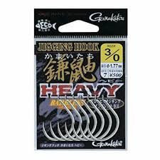 GAMAKATSU Jigging Hook Kamaitachi Heavy [Silver] #3/0 (7pcs)