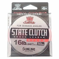 SUNLINE Saltymate State Clutch Shock Leader [Clear] 50m #4 (16lb)