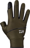 DAIWA DG-3023W Casting Gloves 2 Pieces Cut (Dark Olive) XL