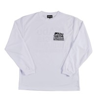ABU GARCIA × Lunker Killer Dry Long Sleeve Logo T-Shirt [White] M