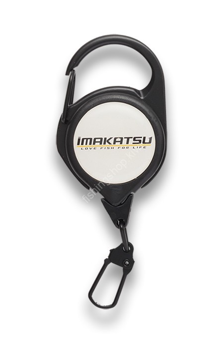 IMAKATSU IK Karabiner Pin-On Reel #IMAKATSU White