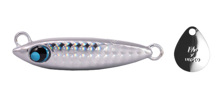 FISH ARROW Coro Jig Blade 40g #001 Uroko Silver