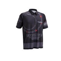 TSURI MUSHA I02203 Rock Hopper Dry Polo Shirt [Black] L