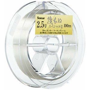 KUREHA Seaguar Raft Chinu Special II [Clear w/center marking] 100m #2.5 (3.75kg)