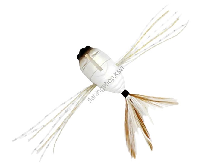 GEECRACK Raja Bone 30mm #017 Pearl White Big Brown Cicada