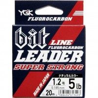 YGK bit Line Leader Super Strong Natural 20m 5lb #1.2