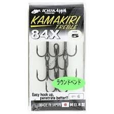 ICHIKAWA FISHING Kamakiri Treble 84X #5 (6pcs)
