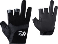 DAIWA DG-8023 Game Gloves (3fingers cut) Black M