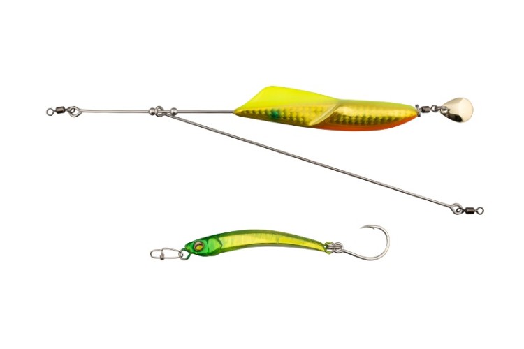 JACKALL Jettrow Mid 35g #Chart Gold Set