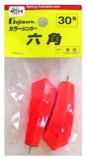 FUJIWARA Color Sinker Rokkaku [Fluorescent] #30 (2pcs)