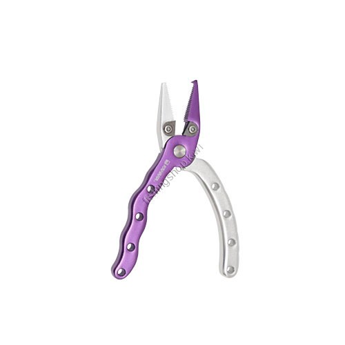 KAHARA 4.5inch Aluminum Pliers Grape / Silver